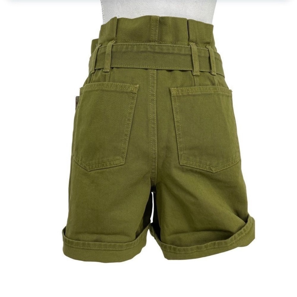 Free people 🌹🌹Olive Green Belted Women's Shorts - Picture 4 of 17